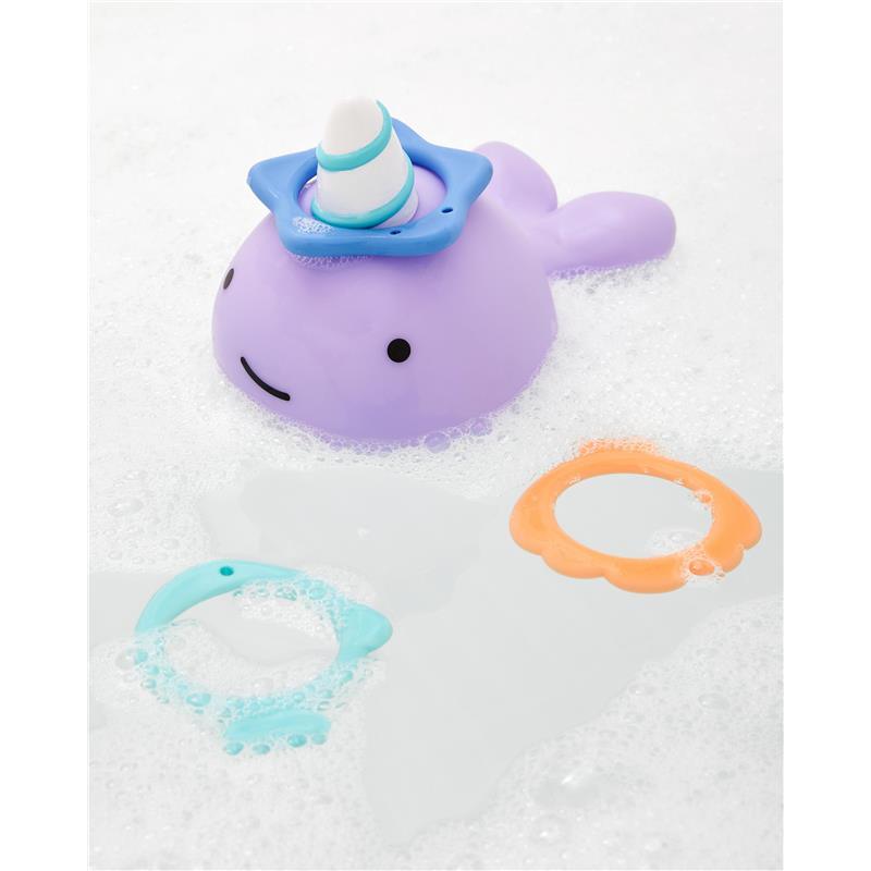 Skip Hop - Zoo Narwhal Ring Toss - Baby Bath Toy Image 7