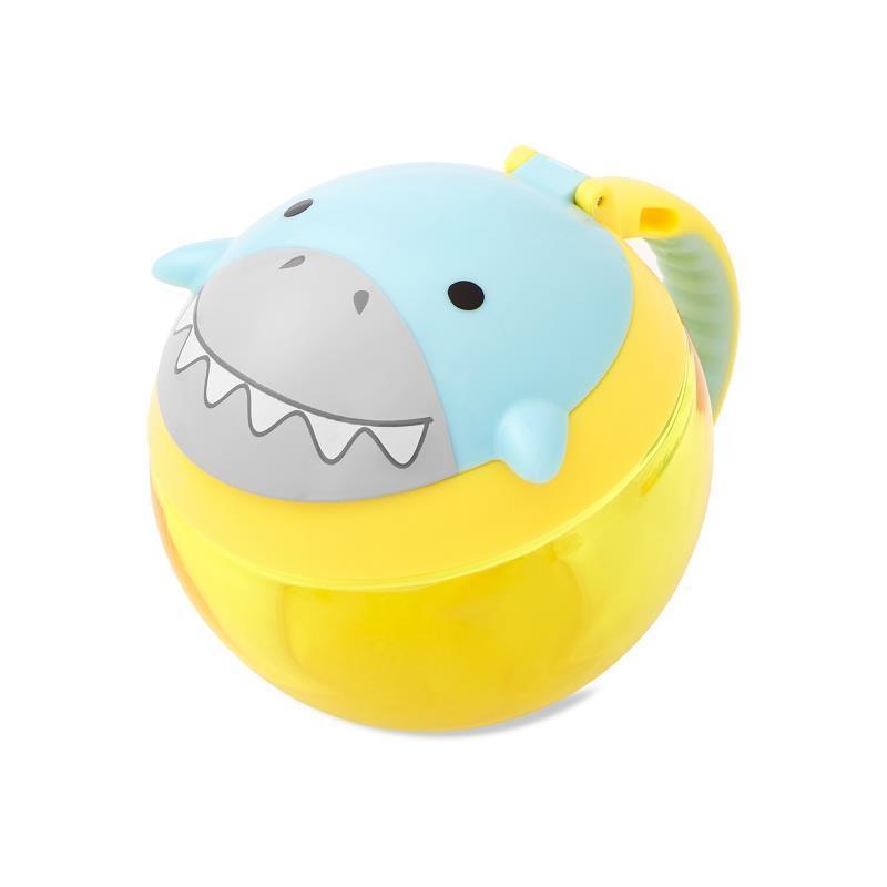 Skip Hop Zoo Snack Cups For Toddlers Spill Proof,Shark Image 1