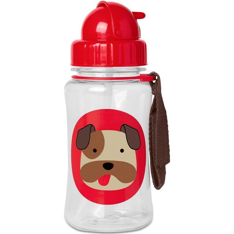 Dog Zoo Stainless Steel Little Kid Straw Bottle