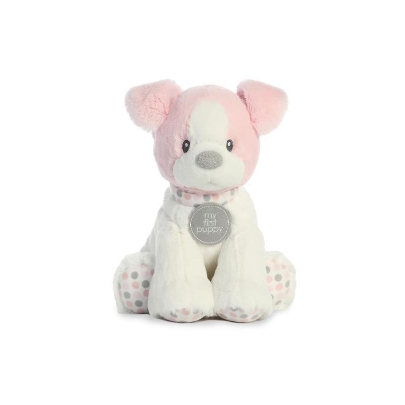 Small Baby Safe Plush Pink My First Puppy by Aurora Image 1