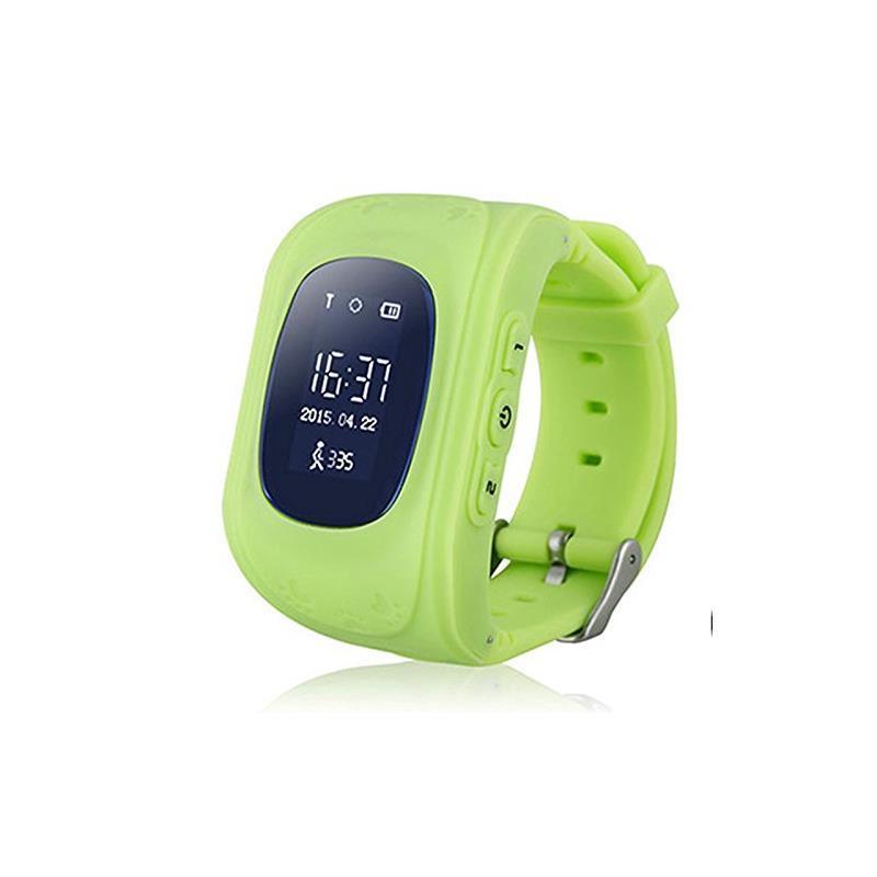 Smart Watch Phone for Kids Children with SIM Slot GPS Remote Monitor Rectangle Green Image 1