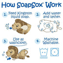 Soap Sox Toy Sponge Kingston The Lion Image 3