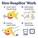 Soapsox Baby Shark - Bath toy - Bath Scrub Image 2