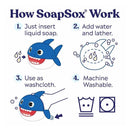Soapsox Daddy Shark - Bath toy - Bath Scrub Image 3