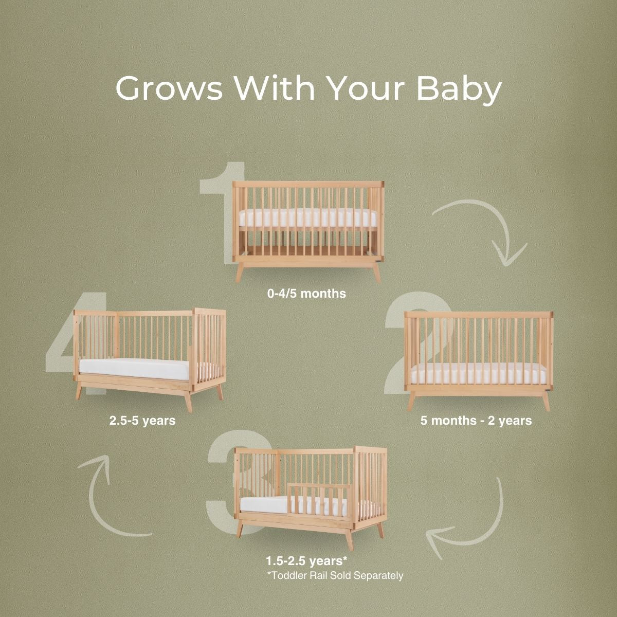 Soho 3-in-1 Convertible Crib