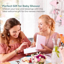 Spasilk - 100% Cotton Hooded Terry Bathrobe with Booties Baby One Size Gifts, Pink Fish Image 7