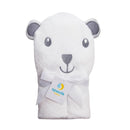 Spasilk - Hooded Towel Animal Bear, White Image 1