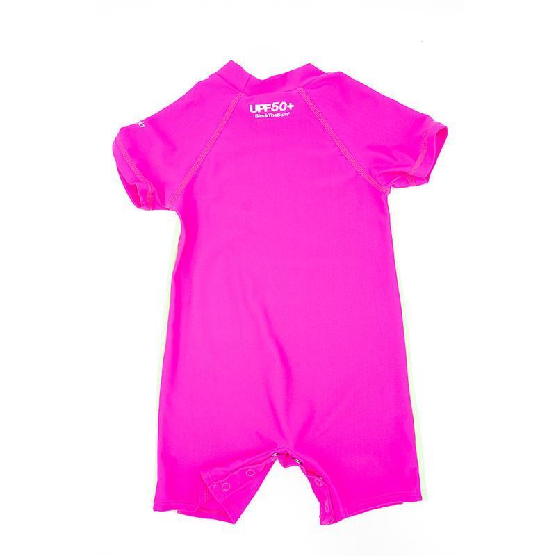 Speedo - Begin To Swim Toddler Unisex Sun Suit, Bright Pink, 2T Image 5