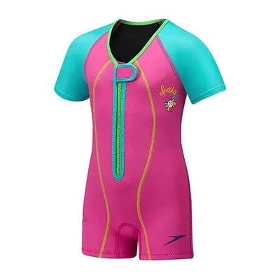 Speedo Begin To Swim Uv Thermal Suit, Berry, 2T Image 1