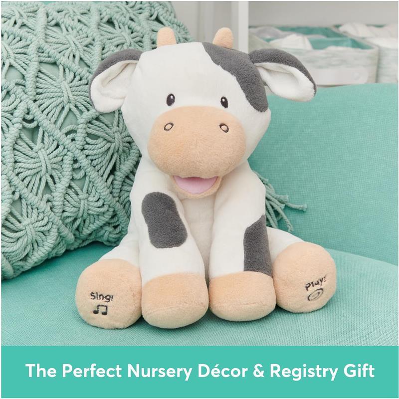 Spin Master - Baby GUND Buttermilk the Cow Animated Plush, Singing Animal, 12”  Image 6