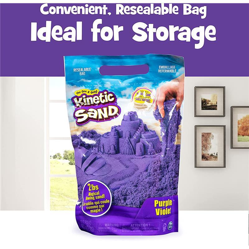 Spin Master - Gund Kinetic Sand, 2 Lb Color Pack Purple Image 2