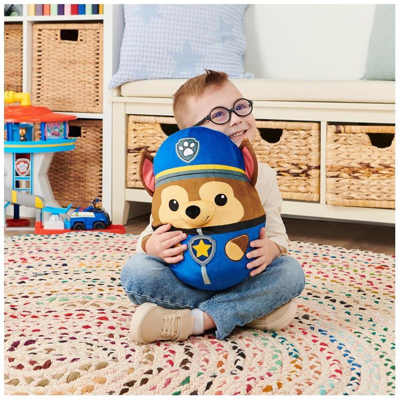 Spin Master - GUND PAW Patrol Chase Squish Plush, Squishy Stuffed Animal for Ages 1+, 12” Image 6