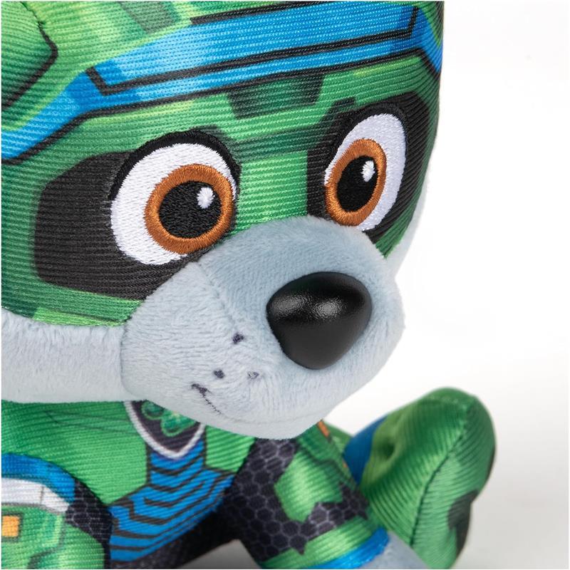 Spin Master - GUND PAW Patrol: The Mighty Movie Rocky Stuffed Animal, for Ages 1+, 6” Image 6