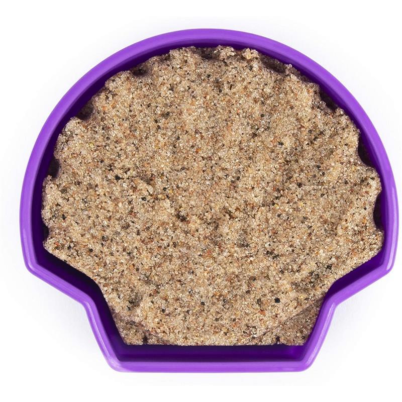 Spin Master - Kinetic Sand, 4.5 Oz Seashell Container Purple Image 2