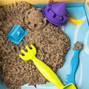 Spin Master - Kinetic Sand, Beach Day Fun Playset with Castle Molds, Tools, and 12 oz. of Kinetic Sand Image 6