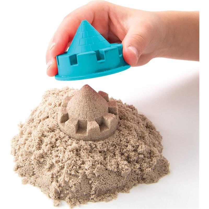 Spin Master Kinetic Sand, Kids Sand | Folding Sand Box With 2Lbs Of Kinetic Sand And Mold And Tools Image 3