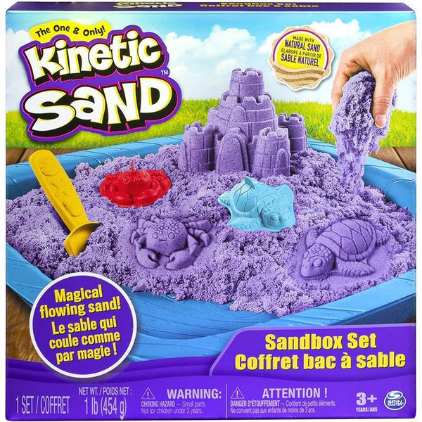 Spin Master Kinetic Sand Sandbox PlaySet - Purple