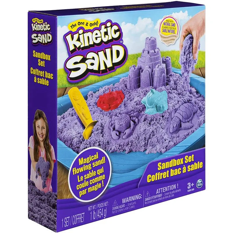 Spin Master Kinetic Sand Sandbox PlaySet - Purple Image 3