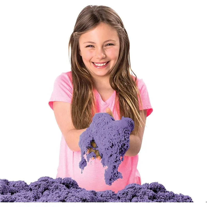 Spin Master Kinetic Sand Sandbox PlaySet - Purple Image 7