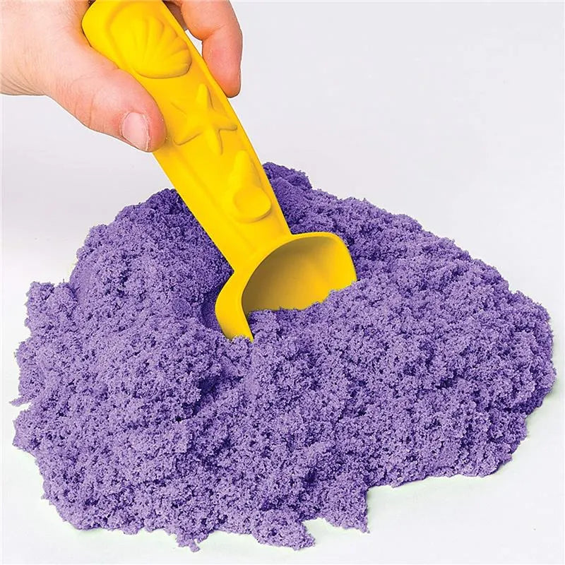 Spin Master Kinetic Sand Sandbox PlaySet - Purple Image 9