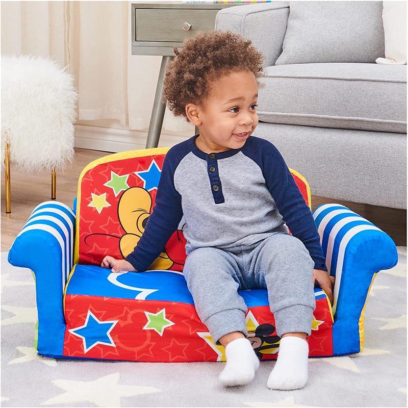 Spin Master Marshmallow Furniture Flip Open Sofa, Mickey Mouse Image 2