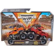Spin Master - Monster Jam, Official El Toro Loco Vs. Grave Digger Die-Cast Monster Trucks, Ages 3+ Image 1