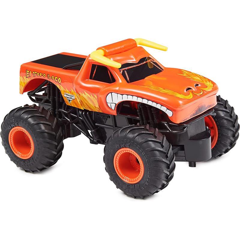 Spin Master Monster Jam Remote Control Monster Truck, El Toro Loco 1:24 Scale Image 2