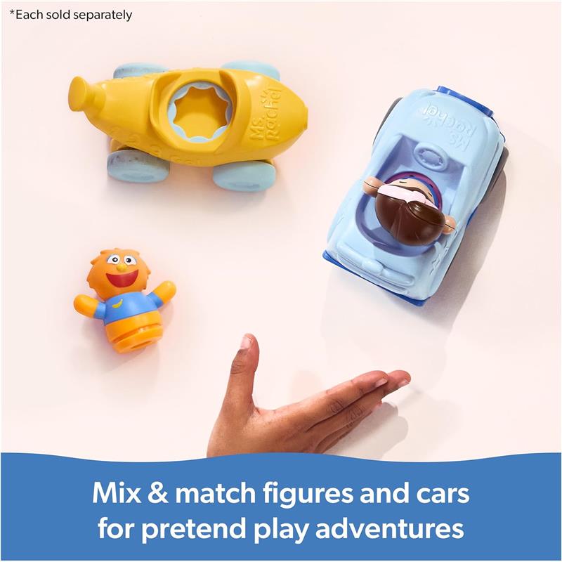 Spin Master Ms. Rachel, Herbie`S 1-2-3 Roll! Vehicle With Click-In Figure & Pull Image 5