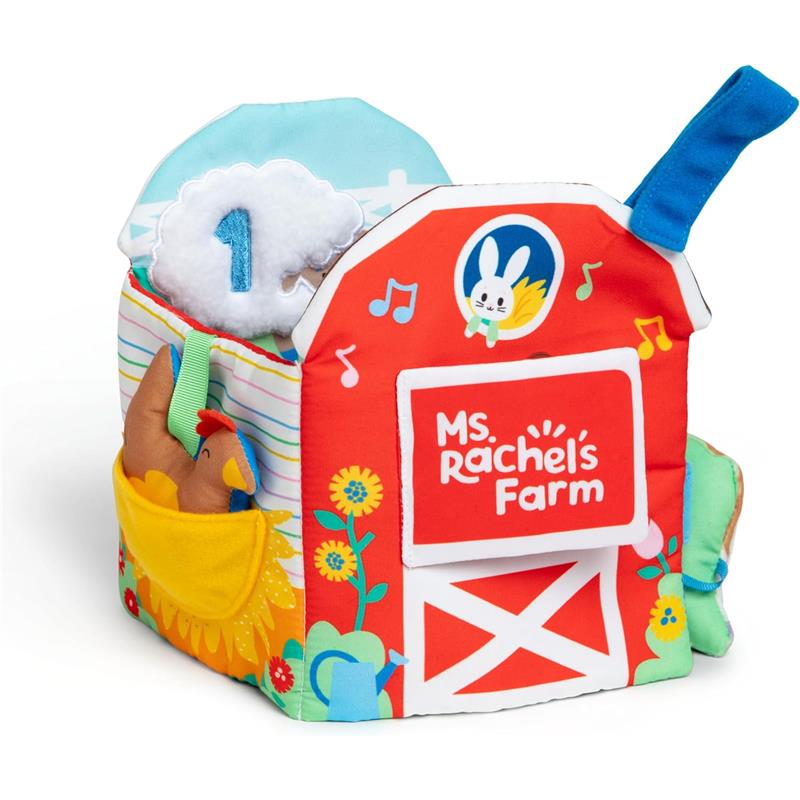 Spin Master Ms. Rachel Sensory Learning Farm Soft Book Image 2