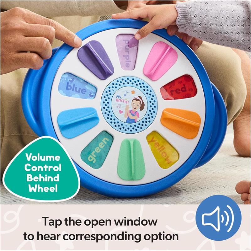 Spin Master Ms. Rachel Spin And Sing Learning Wheel Image 3