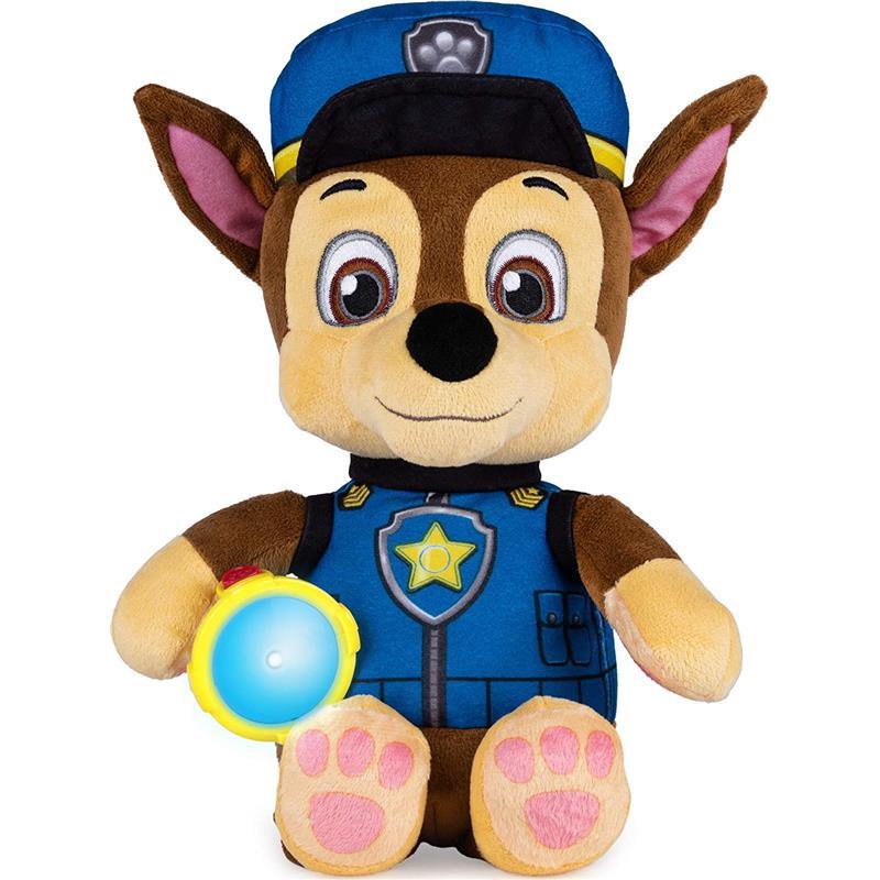 Spin Master - Paw Patrol Snuggle Up Chase Plush with Flashlight & Sounds Image 1