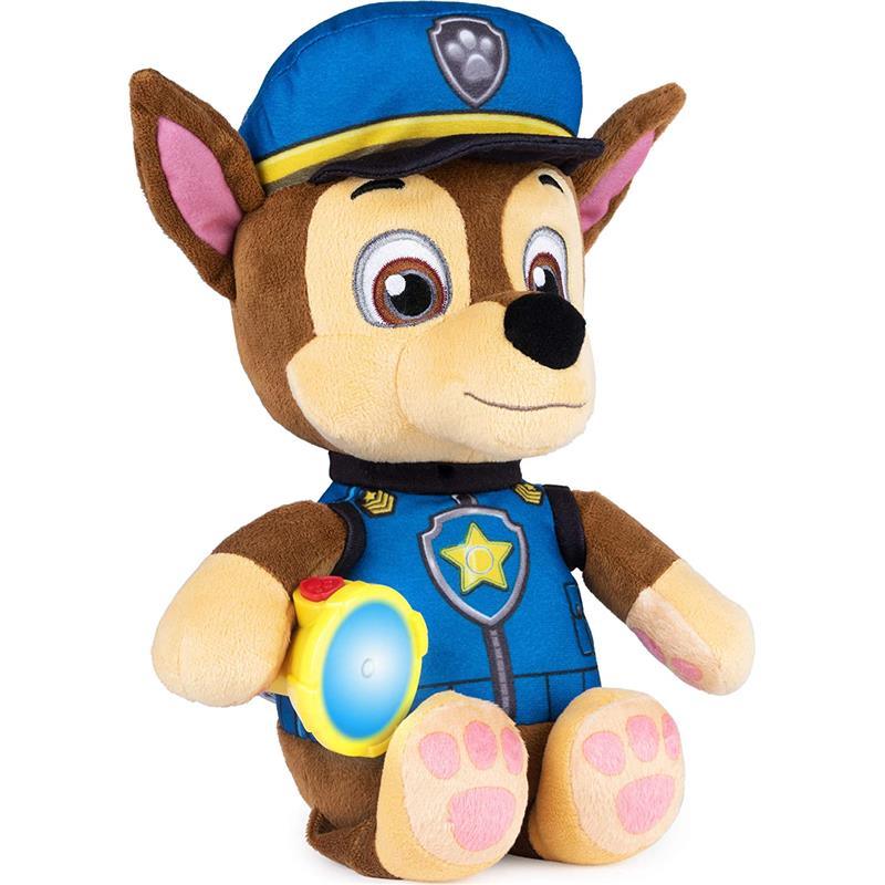 Spin Master - Paw Patrol Snuggle Up Chase Plush with Flashlight & Sounds Image 2