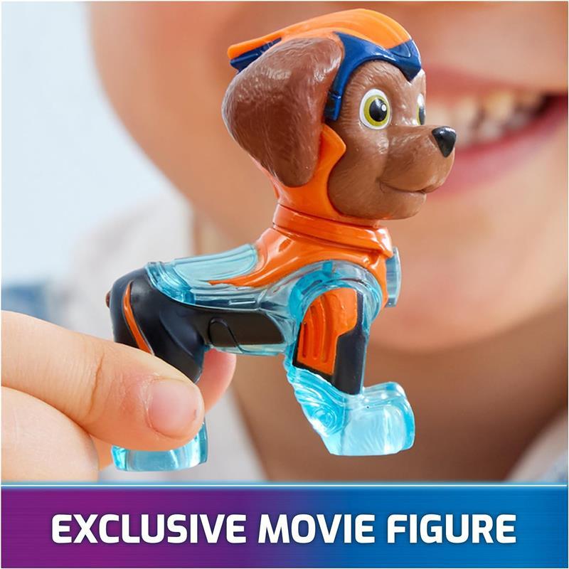 Spin Master - Paw Patrol: The Mighty Movie, Toy Jet Boat with Zuma, Lights and Sounds, Kids 3+ Image 4