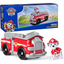 Spin Master - Paw Patrol Toy Car with Collectible Action Figure, Sustainably Minded, Marshall Image 1