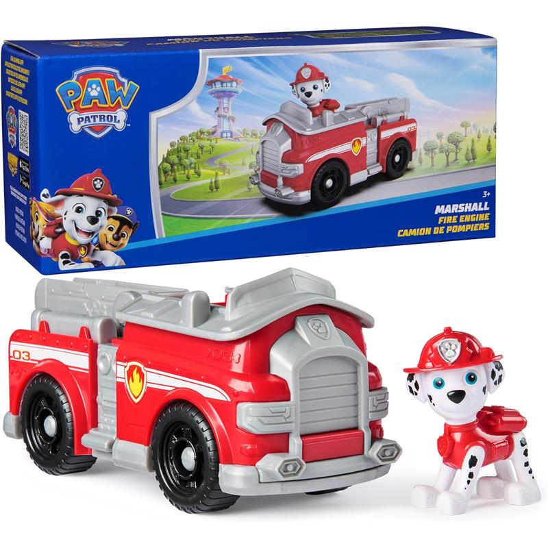 Spin Master - Paw Patrol Toy Car with Collectible Action Figure, Susta