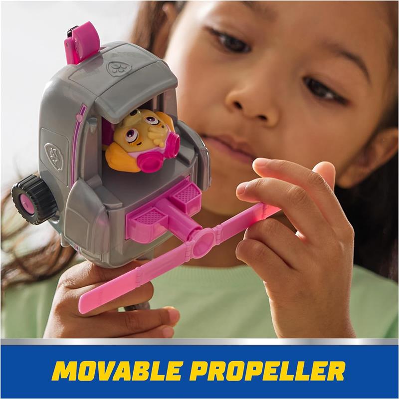 Spin Master - Paw Patrol Toy Car with Collectible Action Figure, Sustainably Minded, Skye Image 5