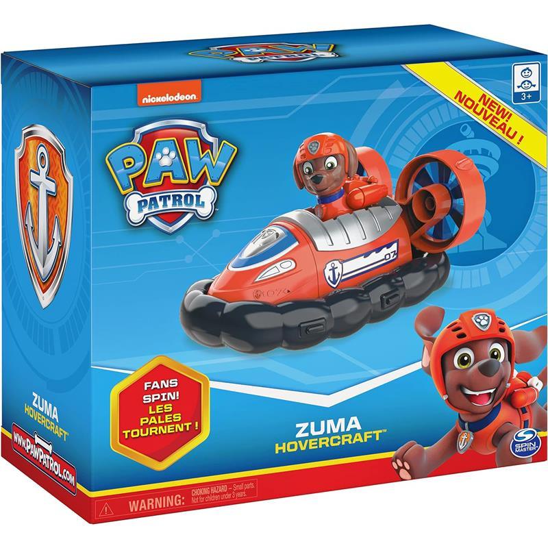 Spin Master - PAW Patrol, Zuma’s Hovercraft Vehicle with Collectible Figure, for Kids Aged 3+  Image 5