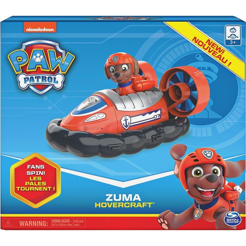 Spin Master - PAW Patrol, Zuma’s Hovercraft Vehicle with Collectible Figure, for Kids Aged 3+  Image 6