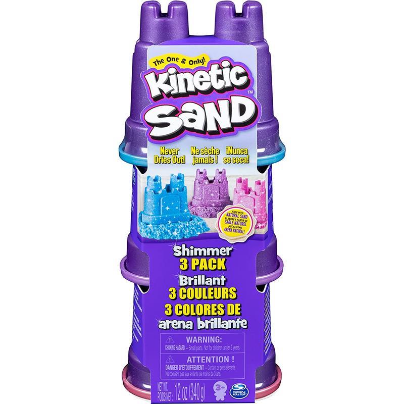 Spin Master - Shimmer Kinetic Sand 3 x 4 Oz Image 1