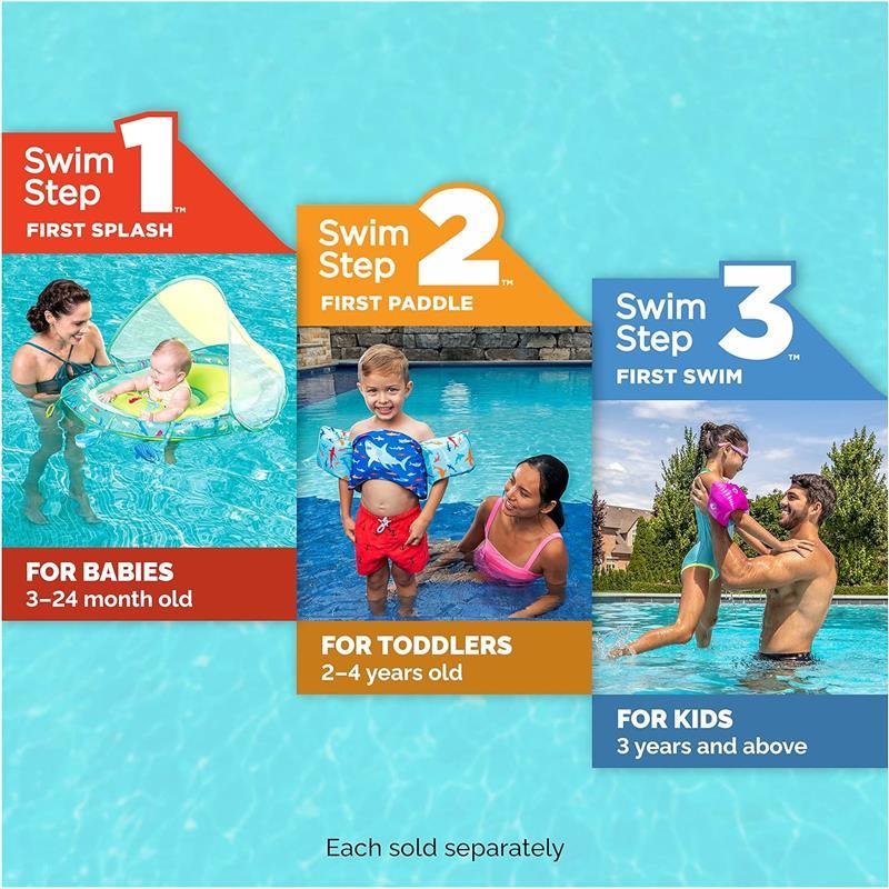 Spin Master - SwimWays Baby Spring Float Splash N Play, UPF Protection, Kids 9-24 Months Image 8