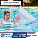 Spin Master - Swimways Baby Spring Pool Float, UPF Protection, Kids 9-24 Months, Mermaid Image 6