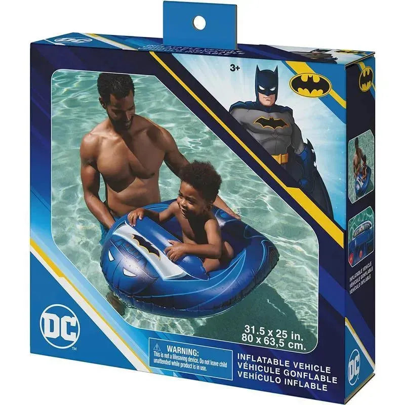 Spin Master - Swimways DC Batman Batmobile Inflatable Water Boat Vehicle, for Kids Aged 3 & Up Image 6