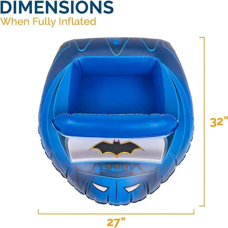 Spin Master - Swimways DC Batman Batmobile Inflatable Water Boat Vehicle, for Kids Aged 3 & Up Image 7