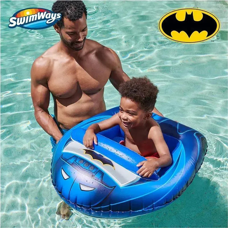 Spin Master - Swimways DC Batman Batmobile Inflatable Water Boat Vehicle, for Kids Aged 3 & Up Image 8