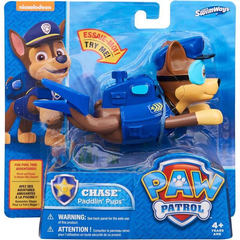 Spin Master - SwimWays Paw Patrol Paddlin' Pups Pool Toy, for Kids Aged 4+, Chase  Image 5