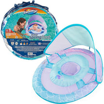 Spin Master - Swimways Sun Canopy Inflatable Baby Spring Float for Kids 9-24 Months, Mermaid Image 1