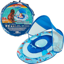 Spin Master - Swimways Sun Canopy Inflatable Baby Spring Float for Kids 9-24 Months, Shark Image 1