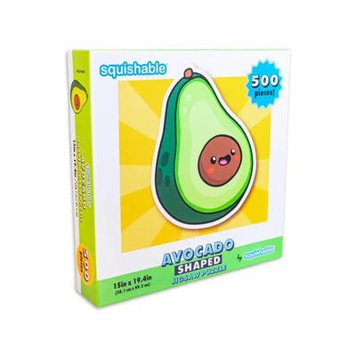 Squishable Avocado Shaped Jigsaw Puzzle Image 1