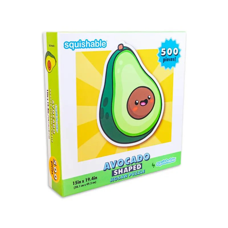 Squishable Avocado Shaped Jigsaw Puzzle Image 1