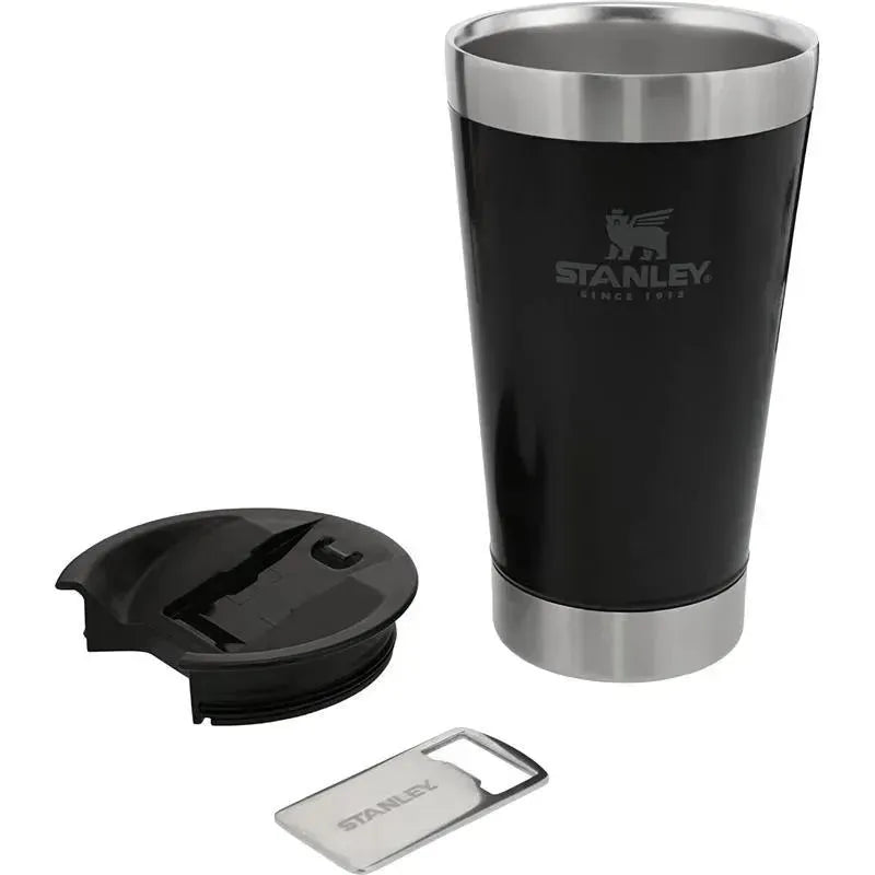 Stanley - 16Oz Classic Stay Chill Vacuum Insulated Pint Tumbler, Matte Black Image 3